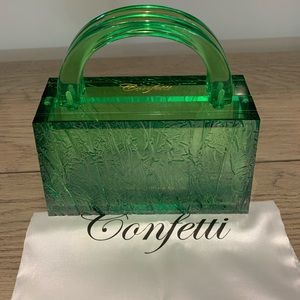 Confetti Glacier Purse Green